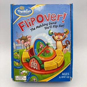 Flipover Juego a Juego COMPLETO Thinkfun 2009 Preescolar Niños Animales Educativos - Imagen 1 de 9