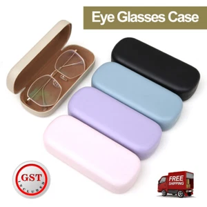 Portable Hard Glasses Box Eyeglasses Case Spectacle Holder Eyewear Protector - Picture 1 of 12