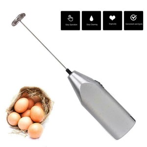 New Milk Frother Mixer Electric Egg Beater Whisk Coffee White Foamer T4O4 Q1Z6