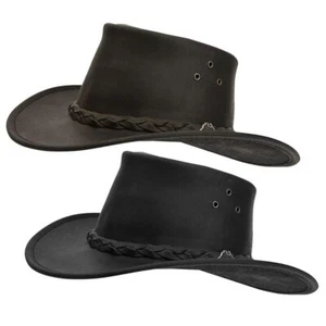 Horka Kids Toddler Junior Wallaroo Cow Leather Western Hats Riding Accessories - Picture 1 of 2