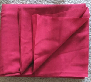 1-2 yards bright red solid rayon fabric 72" x 64" - Picture 1 of 1
