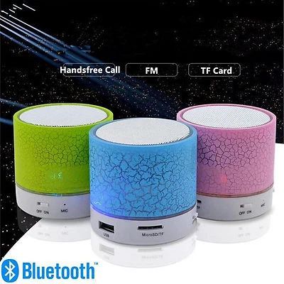 Bluetooth Mini LED Lautsprecher Speicherkarte USB Musik Wireless Speaker Handy - Bild 1 von 4