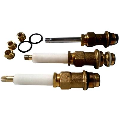 3 vástagos y piezas de latón de repuesto Danco, aplicaciones desconocidas, sin paquete, sueltos Foto 1 de 4