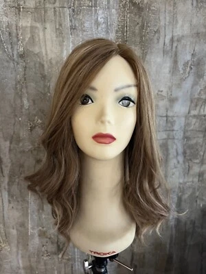 CABELLO HUMANO VIRGEN 100% EUROPEO 19" RUBIO CON REFLEJOS Foto 1 de 4