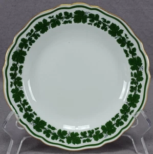 Meissen Hand Painted Green Ivy Pattern & Gold 7 Inch Plate Circa 1924-1934 - Picture 1 of 10
