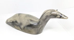 Thorn Arts, Ltd Canada Vintage Hard Resin Art 3" Tallest 8" Long Loon Waterfowl - Picture 1 of 5