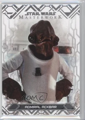 2017 Topps Star Wars Masterwork Admiral Ackbar #61 2xw - Image 1 of 3