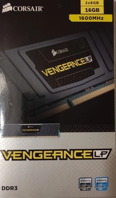 RAM DDR3 16Go (2x8Go) 1600MHz CL10 Corsair Vengeance LP - Photo 1/3