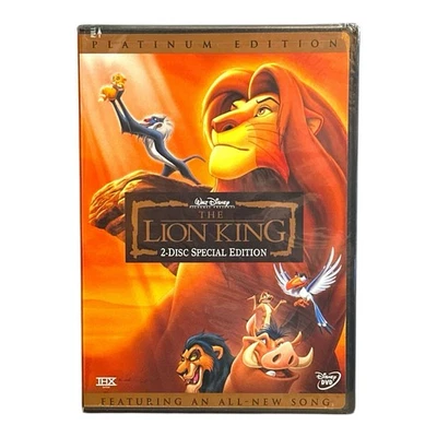 The Lion King Platinum Edition (DVD, 2003, 2-Disc Special Edition) Disney - NEW! - Image 1 of 4