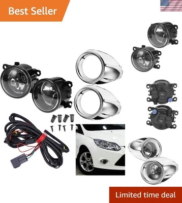 Luces antiniebla halógenas transparentes para Ford Focus 2012-2014 - Kit impermeable Foto 1 de 4