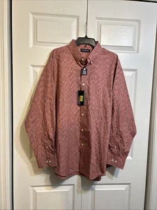 Neu mit Etikett Roundtree & Yorke orange kariertes Hemd Größe XL maßgeschneidert UNGESTECKT Herren - Bild 1 von 10