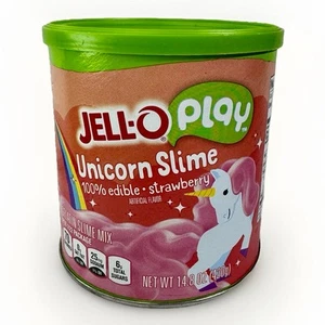 Jello Play Einhorn Schleim Set essbar Erdbeer Gelatine eingestellt SELTEN VERSIEGELT - Bild 1 von 6