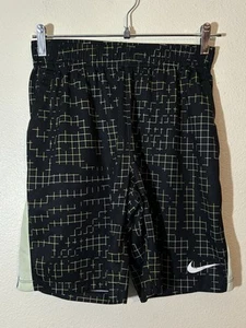 Nike Dri Fit Boys Basketball Shorts - Black / Volt - Size Large - Picture 1 of 10
