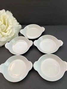 Pillivuyt France Porcelain Side Dish Au Gratin Set of 5 #5774 Measuring 5”X1” - Picture 1 of 4