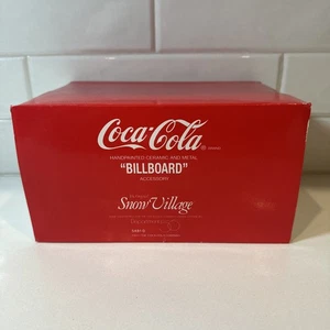 Department 56 Coca Cola Billboard Snow Village 5481-0 Retired - Picture 1 of 5