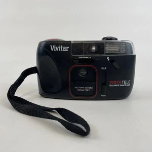 Vivitar Vista Tele Point & Shoot Film Camera TESTED & WORKING! - Picture 1 of 1