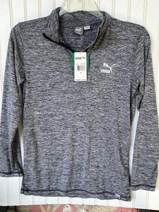 Puma Performance 1/4 Zip Pullover Shirt Kids Sz XL ( 18-20) Long Sleeve - Picture 1 of 16