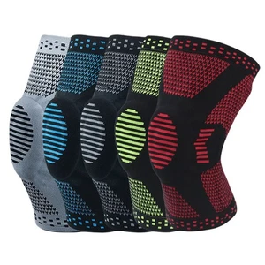 Gestrickte Knieschützer Basketball Sport Knie Silikon Anti-Kollision Schutzausrüstung - Bild 1 von 15