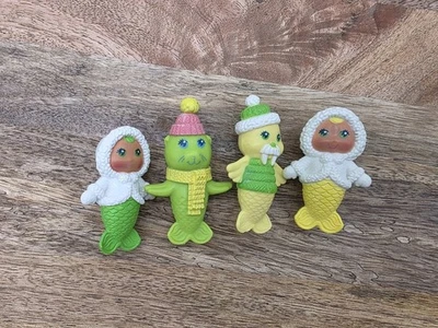 Vintage Kenner Sea Wees - Baby Rory, Baby Pearl, Walrus Whiskers & Shivers Seal - Image 1 of 2