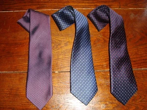 LOTE DE 3 CORBATAS BLOOMINGDALES TIENDA HOMBRE 100% SEDA ¡APENAS USADAS!  (LOTE #4) - Imagen 1 de 20