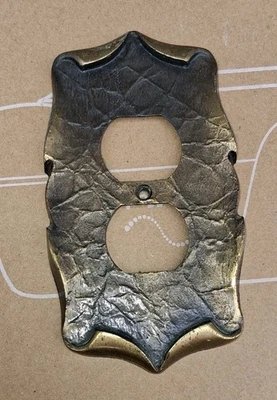 Brass Single Outlet Wall Plate by Amerock Carriage House Hardware - Image 1 of 3