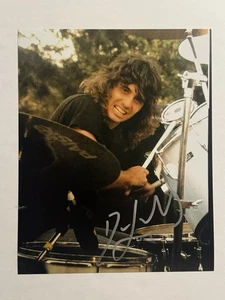 DAVE LOMBARDO HAND SIGNED 8x10 PHOTO AUTOGRAPHED SLAYER DRUMMER COA - Picture 1 of 1