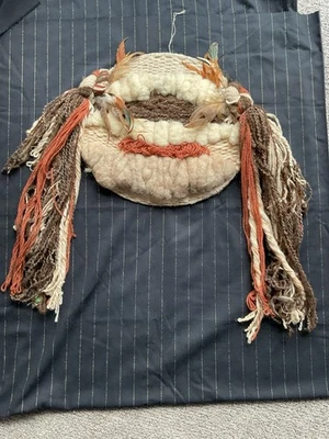 Atrapasueños grande de lana vintage  Foto 1 de 4