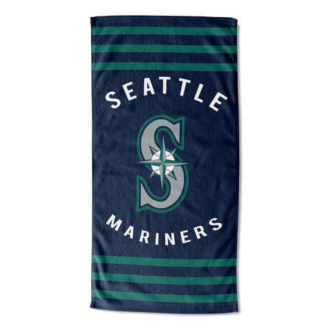 New MLB Seattle Mariners Beach Towel Bath 30'' x 60" Licensed Cover