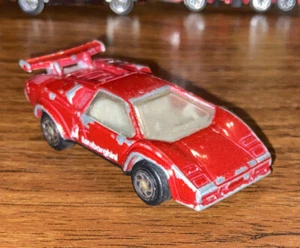 Vintage 1985 Matchbox Lamborghini Countach LP 500 S Original Old Car Rare Red ++ - Picture 1 of 7
