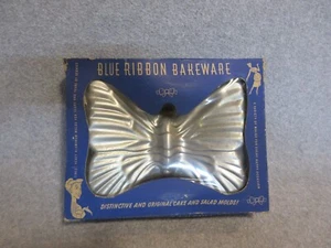 1950's BUTTERFLY MOLD MiNt-In-Box BLUE RIBBON BAKEWEAR    Aluminum 10" x 8" x 2" - Picture 1 of 6
