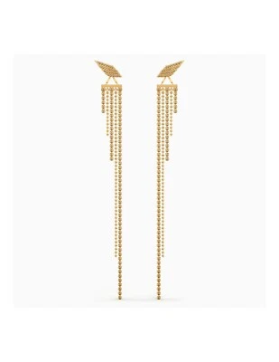 Brincos de borla Swarovski 5492148 Mulher Maravilha cristal dourado – Novo sem caixa - Imagem 1 de 4