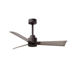 Matthews Fan Alessandra 3 Blade 42" Ceiling Fan, Bronze/Gray Ash - AK-TB-GA-42 - Picture 1 of 1