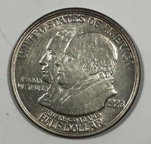 1923 Monroe Commemorative Half .50. Net Very Fine. - Picture 1 of 3