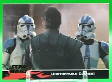 UNSTOPPABLE CLONES Star Wars 2005 REVENGE OF THE SITH Card TCG Topps #51