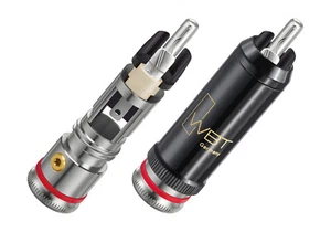 4 x WBT-0102 Ag nextgen Cinchstecker + TORX RCA connectors 0102Ag bis 9mm - Picture 1 of 1
