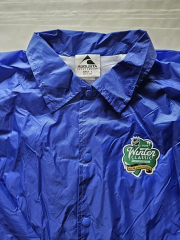 NHL 2019 Winter Classic Bruins Blackhawks Notre Dame Stadium Jacket Mens Large Cover