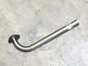 Side Outlet Exhaust Pipe Header Predator 212cc Honda GX200 Go Kart Mini Bike - Foto 1 di 3