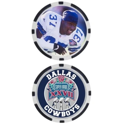 JAMES WASHINGTON - COWBOYS SUPER BOWL XXVII - POKER CHIP - Image 1 of 2