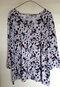 Women's Croft & Barrow Colorful Top Size XL - Picture 1 of 3