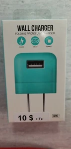 Phone / Tablet Charger - 1A - Teal - Photo 1 sur 1