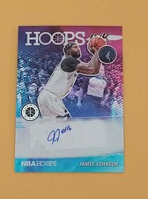JAMES JOHNSON 2019-20 NBA HOOPS PREMIUM HOOPS INK Auto card Timberwolves