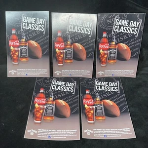 Decalcomanie da calcio Jack Daniels / Coca Cola (set di 5) 4 per 6 pollici spedizione gratuita USA - Foto 1 di 4