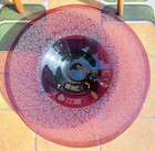 Coupe Art Déco Verre Dégagé Acide Tchécoslovaquie Signée 46 cm