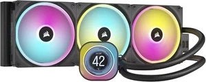 Refroidisseur CPU liquide LCD Corsair iCUE Link H170i noir CW-9061009-WW - Photo 1/4