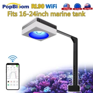 PopBloom RL90 Reef LED 100 Watt LED Light with Arm Kit for Coral Reef Saltwater - Picture 1 of 12