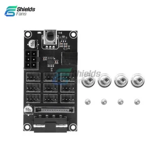 Computer Chassis PWM Violent Fan Speed Controller 9-Channel Fan Hub Controller - Bild 1 von 17