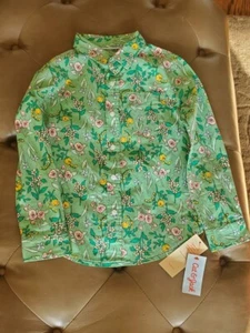 Cat & Jack Girls Flower Blouse Size S (6/7) - Picture 1 of 4