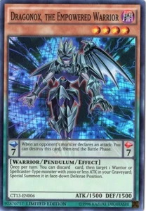 YuGiOh Card - (NM) Dragonox the Empowered Warrior CT13-EN006 - Limited Super - Picture 1 of 1