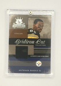 2003 Gridiron Kings Antwaan Randle El Gridiron Cut Game-Worn Jersey /375 GC-71