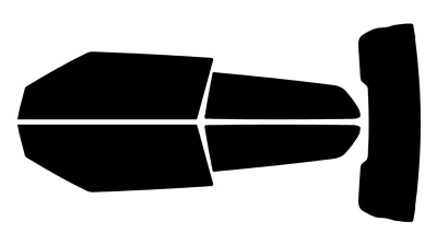 Tinte de ventana para Land Rover Range Rover Evoque SUV de 2 puertas 2012-2019 kit precortado Foto 1 de 4